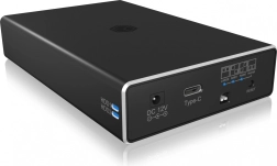 Външен RAID бокс за 2× 2,5" SATA SSD/HDD с USB‑C 3.2 Gen 2