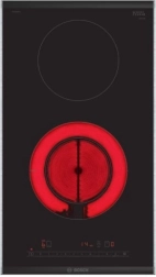 Glass ceramic Domino cooktop with DirectSelect and PowerBoost