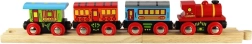 Bigjigs Rail пътнически влак с 2 релси