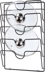 Метална стенна стойка за капаци Vilde, черна