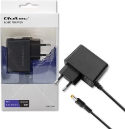 Зарядно устройство Qoltec 9W 9V 1A с конектор 5.5x2.5mm