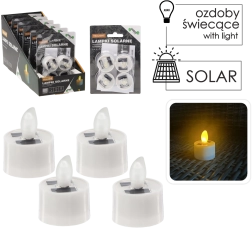Комплект соларни LED чаени лампички, 4 бр.