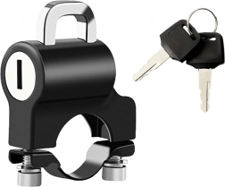 Катинар за каска за мотоциклет 20–24 mm – алуминиева противокражбена скоба за кормило