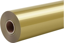 Термотрансферно фолио HTVRONT Pure златно 30,5 cm × 1,8 m