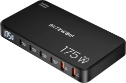 BlitzWolf desktop GaN charger 175 W, 4× USB‑C + 2× USB‑A, 6‑in‑1