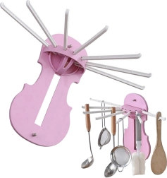 Сгъваема стенна закачалка за кърпи и съдове