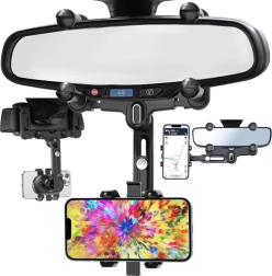 Въртяща се поставка за телефон за огледало за обратно виждане в кола XTROBB