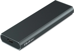 Алуминиев външен корпус за M.2 NVMe SSD, USB 3.1 Gen2 10 Gb/s, до 4 TB, графит