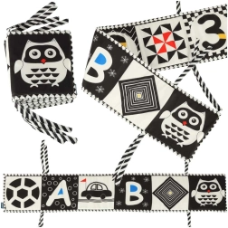 Образователна книжка-текстилен защитен борд Сова