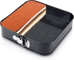 Разглобяема квадратна гранитна форма за печене 28 × 28 × 6,8 cm