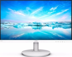 Philips 23,8" IPS монитор с високоговорители – бял