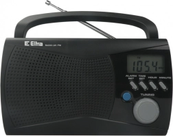 Portable radio with LCD display KINGA 2 black