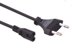 Захранващ кабел „осмица“ 2-pin 3 m EU
