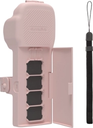 Sunnylife protective case with strap and neck lanyard for DJI Osmo Pocket 3 – pink