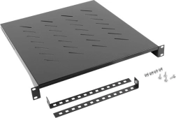 Рафт за 19" rack 800mm 1U 483x500mm черен