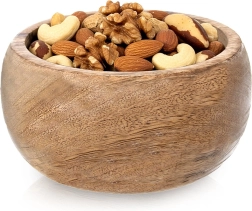 Wooden mango bowl 14 cm, 450 ml