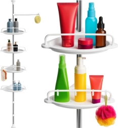 Ъглова телескопична душ полица RUHHY