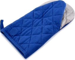 Teflon kitchen oven mitt blue 25.5 cm