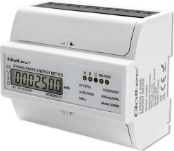 Трифазен двупосочен електронен електромер за монтаж на DIN шина
