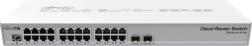 Управляем суич 24× Gigabit Ethernet с 2× SFP+ MikroTik CRS326-24G-2S+RM