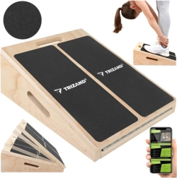 Дървена наклонена дъска за разтягане на прасците TRIZAND