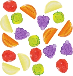 Reusable Fruit-Shaped Ice Cubes, 20 pcs