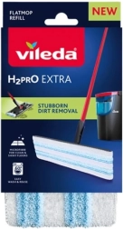 Replacement cover for Vileda H2Pro flat mop made of microfiber