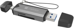 Четец на карти NATEC Scarab 3 USB‑A/USB‑C с поддръжка на OTG