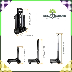 Сгъваема транспортна количка с телескопична дръжка 40 кг