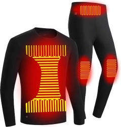 Отопляем термо комплект 4XL (блуза и клин) с USB подгряване