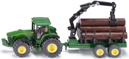 Модел на трактор John Deere 8430 с горско ремарке Siku 1:50