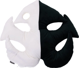 Декоративна плюшена възглавница във форма на листо – Typ 2