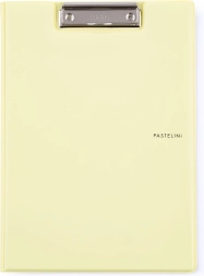 Double Folder A4 Pastelini Yellow Plastic Pad