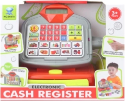 Electronic cash register with batteries