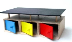 Дървен гараж за 3 коли