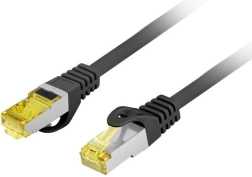 Patchcord Category 6a S/FTP LSZH 0.5m Black