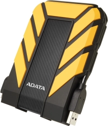 Външен удароустойчив твърд диск 1 TB 2.5" USB 3.1 ADATA DashDrive Durable HD710 – жълта