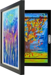 Художествена рамка за детски рисунки A4 с място за съхранение на 150 творби KRUZZEL