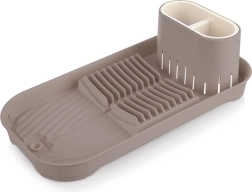 Кафяв сушилник за съдове 39 × 19,5 × 11 см