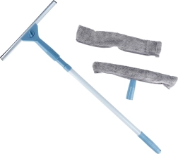 Телескопична миячка за прозорци с стъргалка 50–95 cm, 4-частов комплект