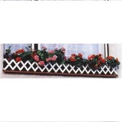 Window planter 70–80 cm white