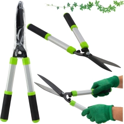 Manual hedge shears with sheath 59 cm