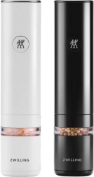 Комплект от 2 електрически мелнички за подправки ZWILLING Enfinigy, черна и бяла