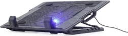 Cooling pad for laptops up to 17″ with fan and LED backlighting
