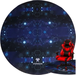 Защитна геймърска подложка под стол DUNMOON, кръгла 120 cm x 4 mm