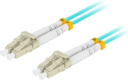 MM LC/UPC-LC/UPC дуплексен оптичен пачкорд 3,0 mm 3 m Aqua