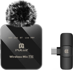 PULUZ Wireless Lavalier Microphone with USB‑C Receiver