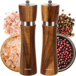 Ruhhy дървени мелнички за сол и пипер – комплект 2 броя