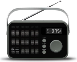 Преносимо FM радио с цифрова настройка OLIWIA, черно
