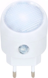 Night LED plug-in light with dusk sensor, white